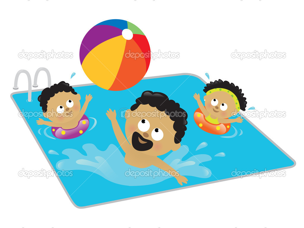 Swimming Pool Clipart Credited
