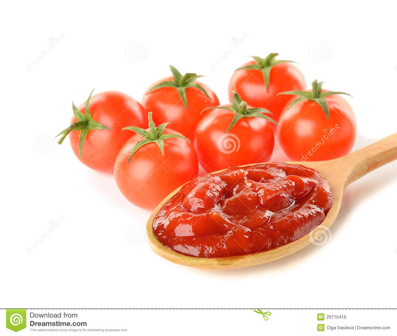 Tomato Sauce And Ripe Tomatoes On White Background 