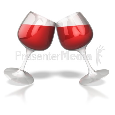 Wine Glass Toast Celebration   Presentation Clipart   Great Clipart