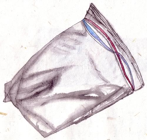 Ziplock Bag Drawing I Drew This Ziploc Bag During