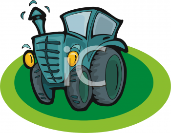 0511 1005 2622 3819 Cartoon Of A Cute Tractor Clipart Image Jpg