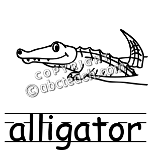 Alligator Clipart Black And White Alligator Clipart Black And White    