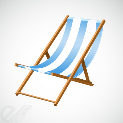 Beach Chair Vector Image   Clipart Me