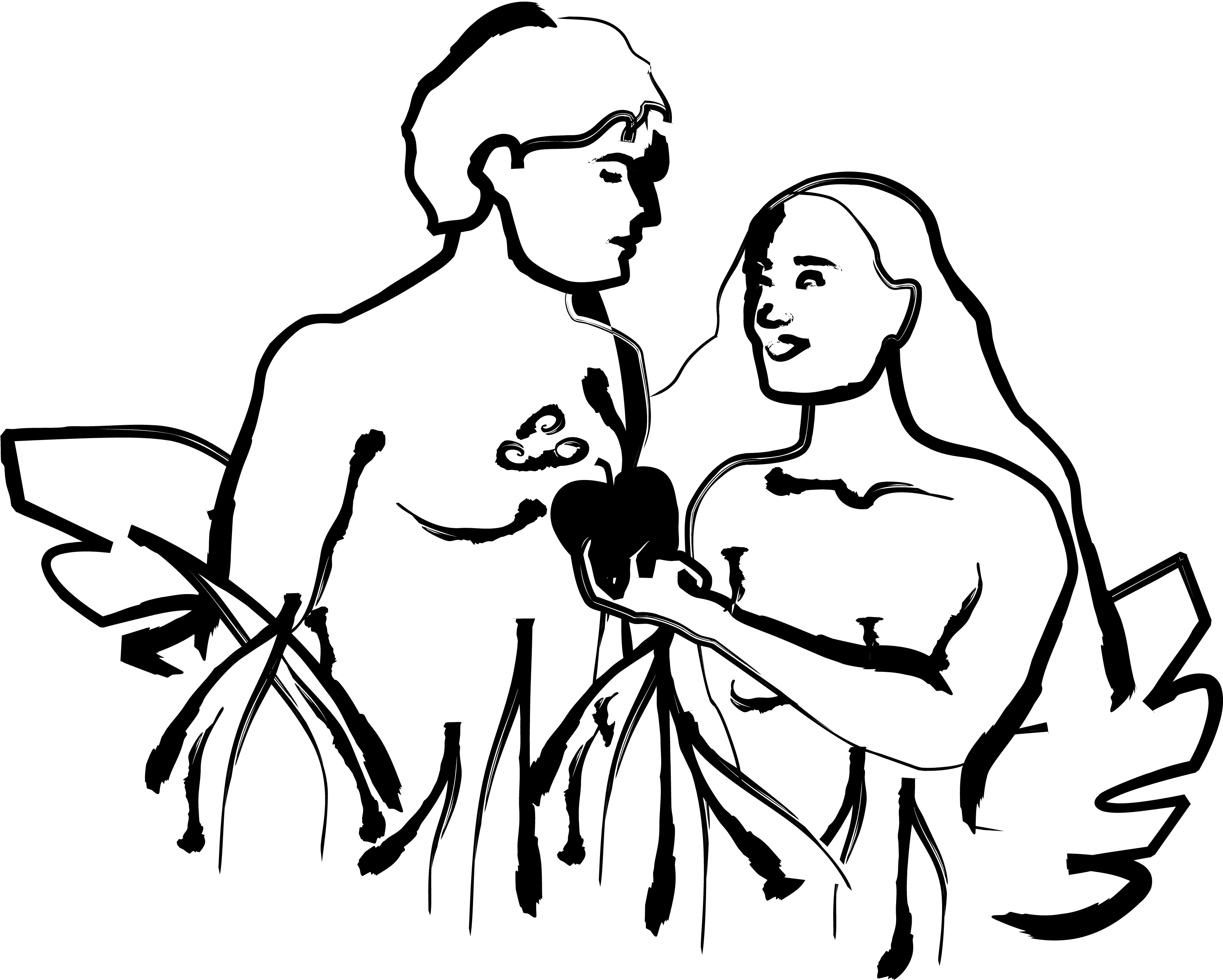 Christian Clipart Of Adam And Eve