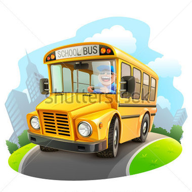Clip Art Funny School Bus  Fotosearch Search Clipart Illustration