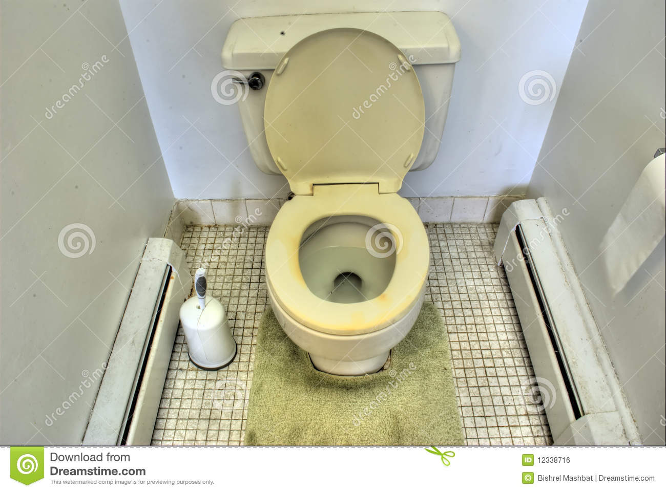 Dirty Toilet Royalty Free Stock Image   Image  12338716
