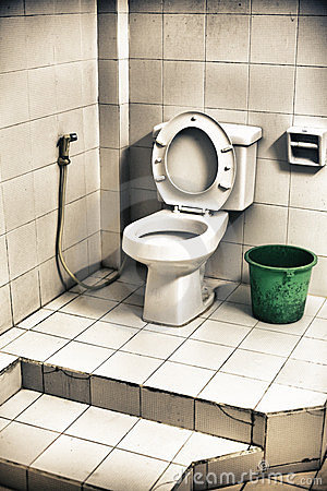 Dirty Toilet Royalty Free Stock Photography   Image  23795747