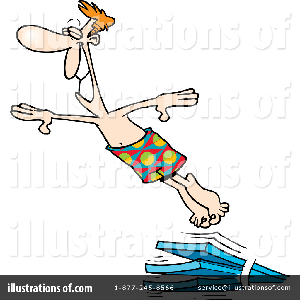 Diving Board Clipart Royalty Free Rf Diving Board