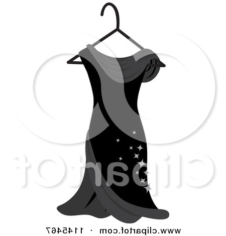 Fashion Dresses   Formal Dress On Hanger Clipart   Aecfashion Com