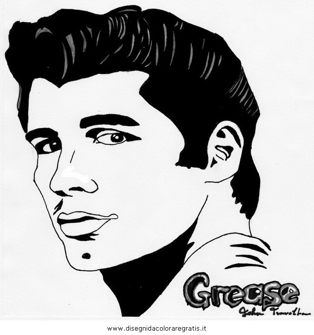 Grease The Movie Colouring Pages