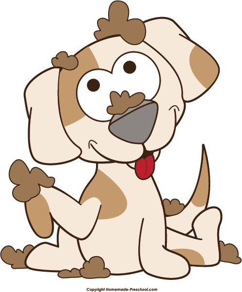 Home Free Clipart Free Dog Clipart Cute Dirty Dog