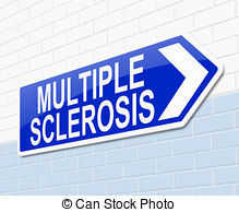 Multiple Sclerosis Concept   Illustration Depicting A Sign