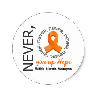 Multiple Sclerosis Orange Ribbon Gifts   Shirts Posters Art   More