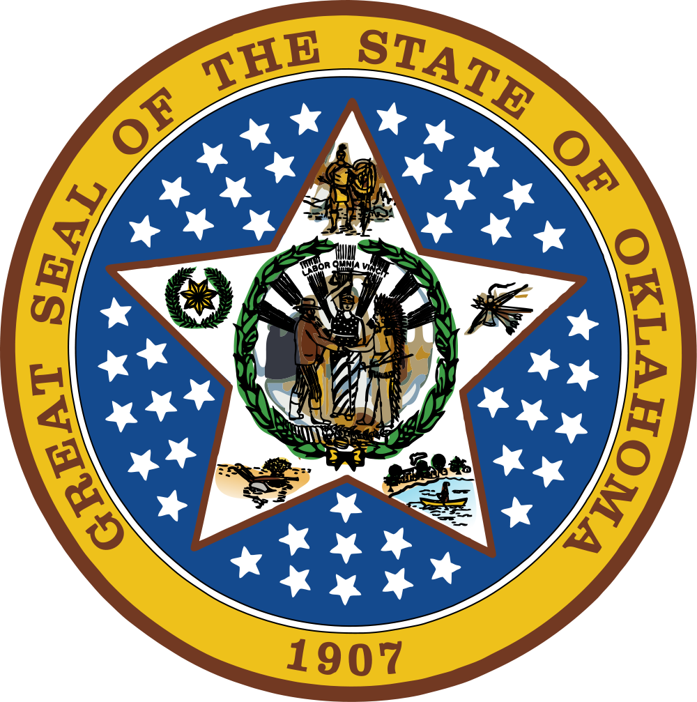 Oklahoma  Flags   Emblems   Symbols   Outline Maps