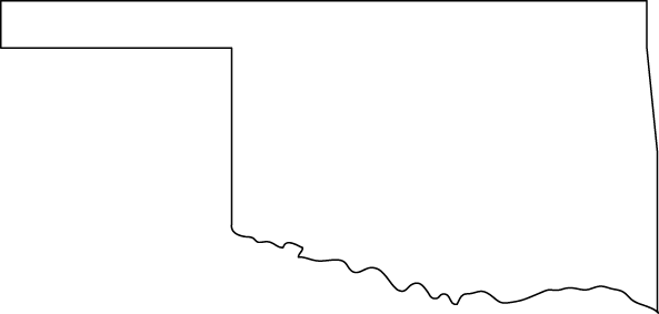 Oklahoma Outline Map