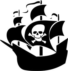 Pirate Ship Silhouette Pirate Ship