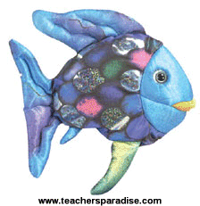 Rainbow Fish Hand Puppet From Teachersparadise Com   Teacher Supplies