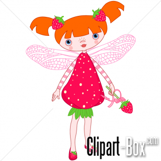 Related Strawberry Cartoon Fairy Cliparts  