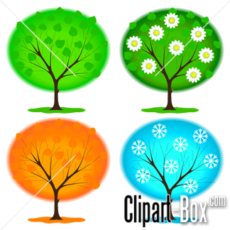 Seasons Tree Clipart Related Trees 4 Seasons