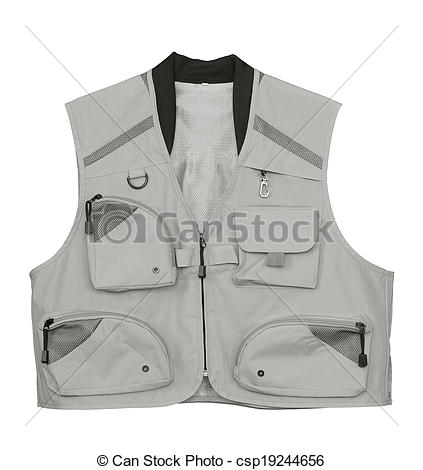 Stock Images Of Fishing Vest   Fly Fishing Vest Isolated On White    
