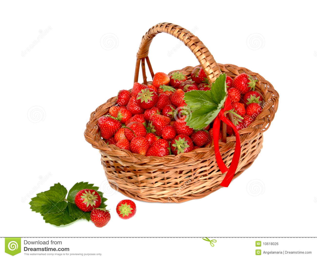 Strawberry Basket Royalty Free Stock Image   Image  10618026