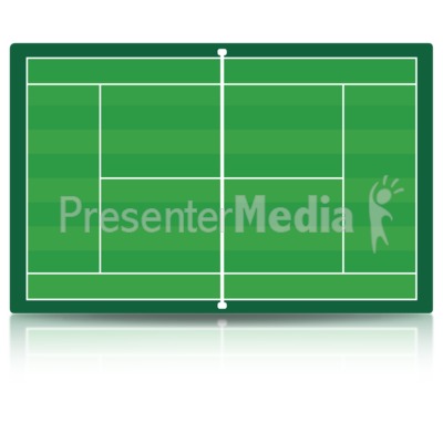Tennis Court   Presentation Clipart   Great Clipart For Presentations