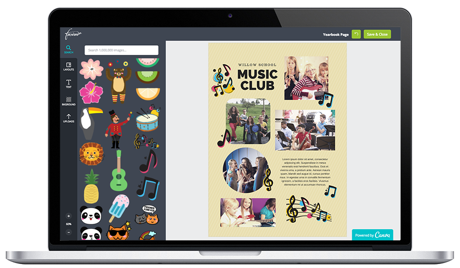 Add Yearbook Clipart Images To Spice Up Your Pages   Fusion Yearbooks