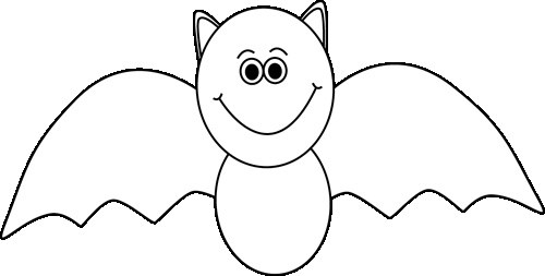 Black And White Halloween Bat    Halloween Clip Art   Pinterest
