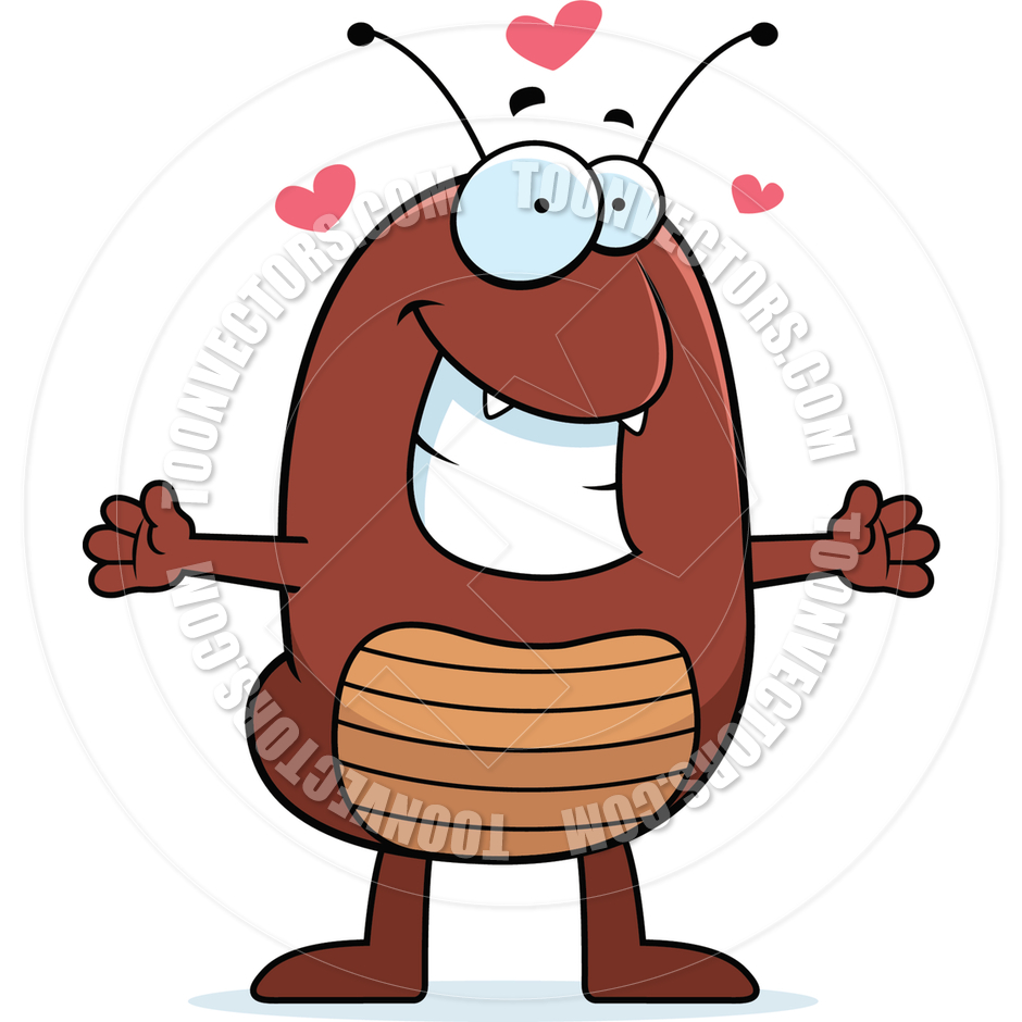 Cartoon Flea Hug By Cory Thoman   Toon Vectors Eps  3797