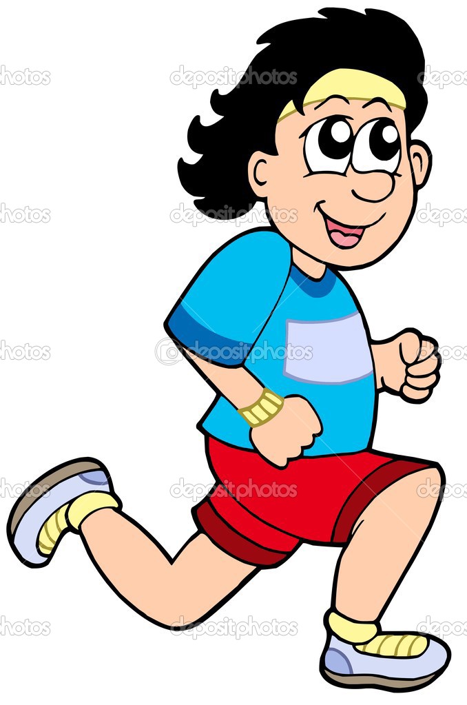 Cartoon Running Man   Stock Vector   Clairev  2148103