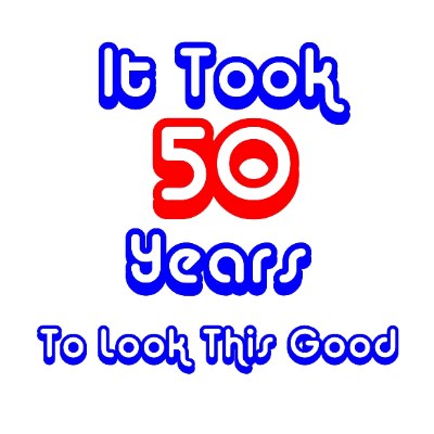 Funny 50th Birthday Clipart