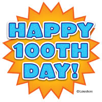 Happy 100th Day Clip Art At Lakeshore Learning