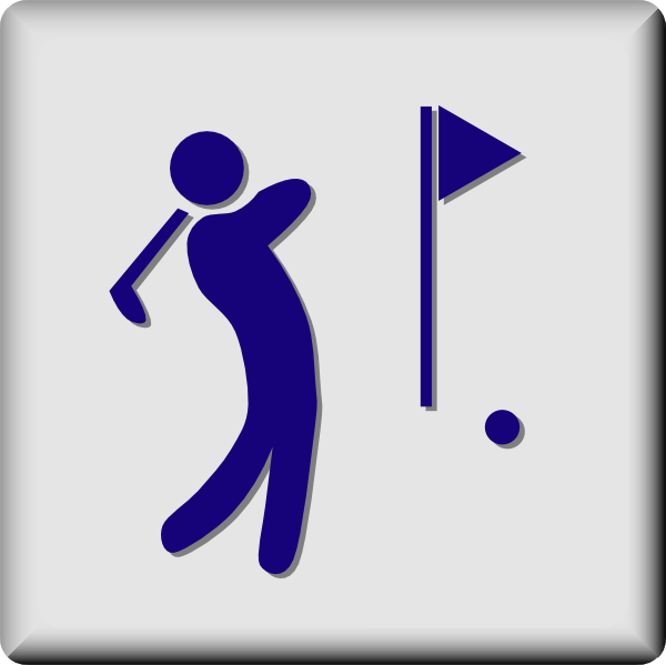 Hotel Icon Golf Course Clip Art At Clker Com   Vector Clip Art Online    