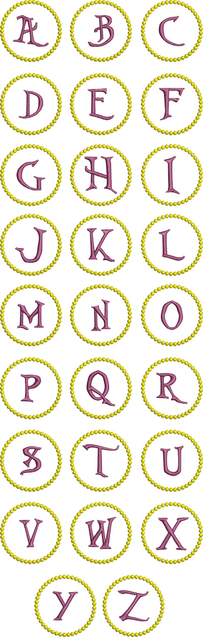 Included Are Snap Clip Mini Capital Letters A Thru Z