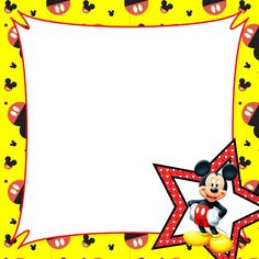 Mickey Mouse Page Border   Clipart Best