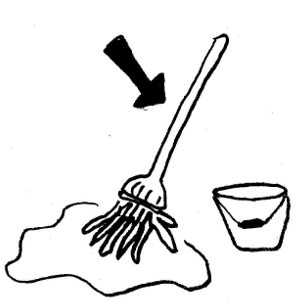 Mop Clip Art Black And White