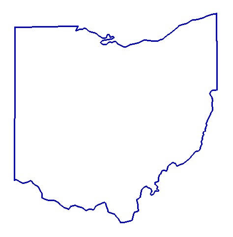 Ohio Outline Ohio I Wander From New York To