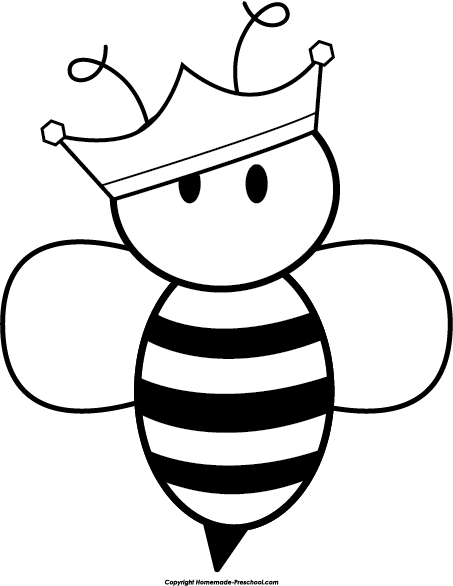 Queen Bee Clipart Black And White   Clipart Panda   Free Clipart