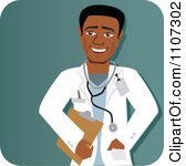 Royalty Free  Rf  African American Doctor Clipart   Illustrations  1