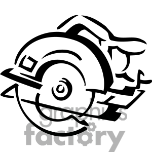 Saw Clipart Black And White Clipart Of A Black