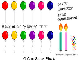 Sixth Birthday Stock Illustration Images  383 Sixth Birthday