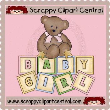 Baby Girl Blocks Clipart Single   1 00 Our Baby Girl Blocks Clipart