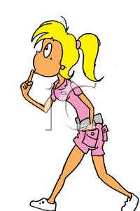 Clipart Image Of A Clueless Teenager