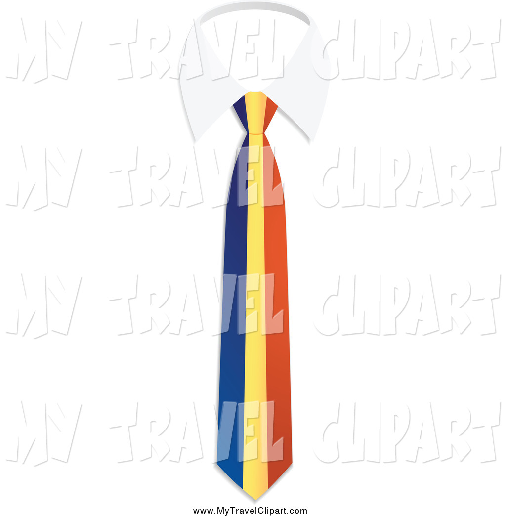 Clipart Of A Andorra Flag Business Tie By Qiun    4044