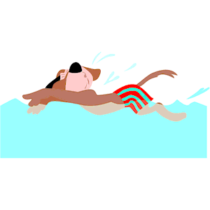 Dog Swimming Clipart Cliparts Of Dog Swimming Free Download  Wmf Eps    