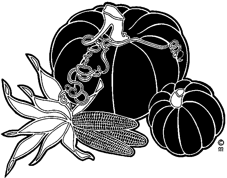 Harvest Black And White Image Pumpkin Harvest Png