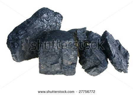 Lump Of Coal Clipart Lump Of Black Coal Isolated On
