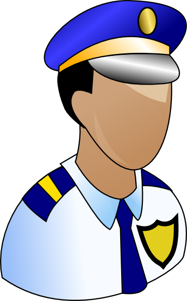 Police Prominant Badge Clip Art At Clker Com   Vector Clip Art Online    