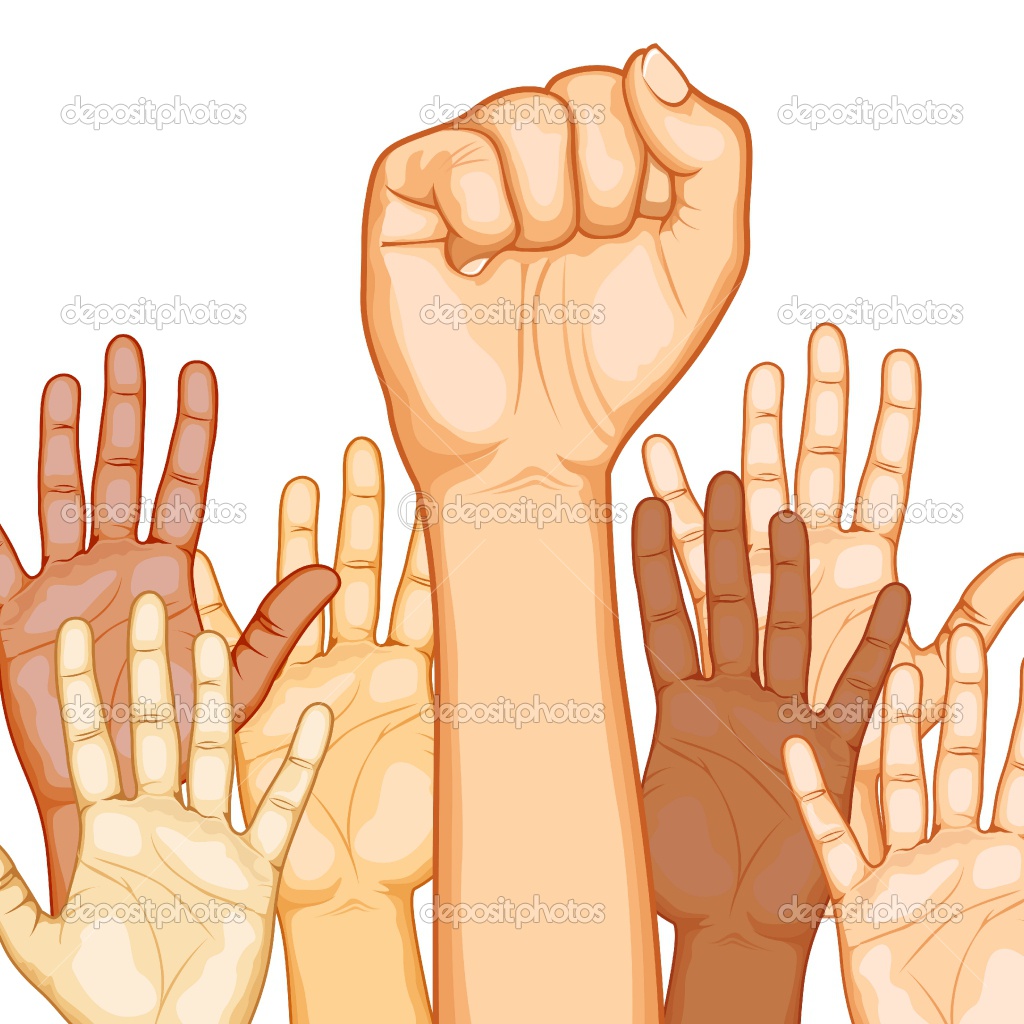 Raise Hand Clipart Notice Question In Sea Of