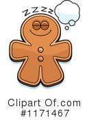 Royalty Free  Rf  Sleeping Gingerbread Man Clipart And Illustrations